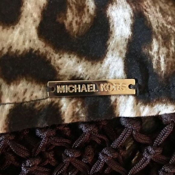 *30off3* NWOT. Michael Michael Kors Animal Print Top. - Picture 10 of 11